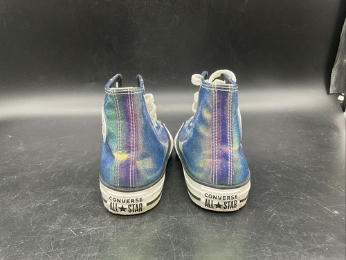 Scarpe alte Converse Chuck Taylor All Star 671467C glitter iridescenti US 5 - Foto 5 di 11