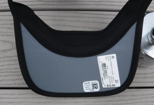 NWT ADIDAS AeroReady Mens SuperLite 2 Run/Tennis Adj Visor-OSFM @$22 BLACK - Picture 5 of 5