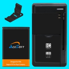 Long Life 2690mAh Battery Home Charger f Alcatel Onetouch Pixi Avion LTE A571VL