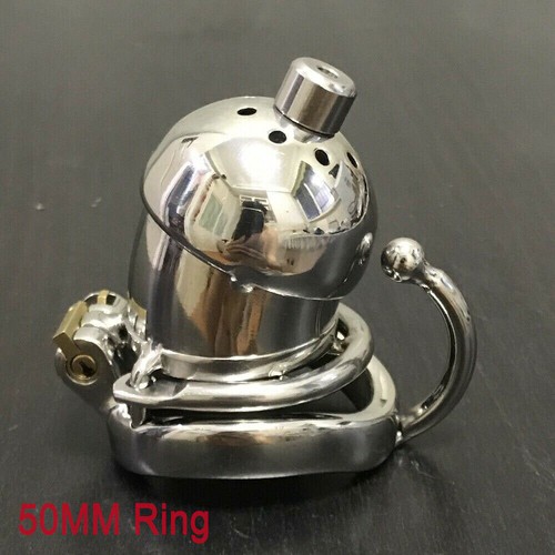 Premium Male Chastity Cage Device Auxiliary Underwear Belt Ring Lock Stainless - Picture 31 of 319