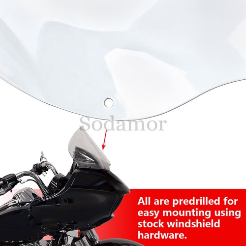 12.5" Clear Windshield Windscreen For Harley Touring Road Glide CVO/SE FLTRXSE - Picture 3 of 17
