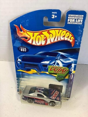 2002 Hot Wheels #97 Sweet Rides-CRUNCH 3/4 MUSTANG COBRA Gray w