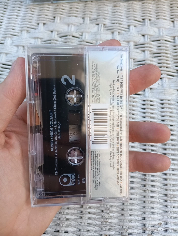 AC/DC HIGH VOLTAGE CASSETTE TAPE 1994 ATCO VERY RARE Sealed - Image 4 of 4