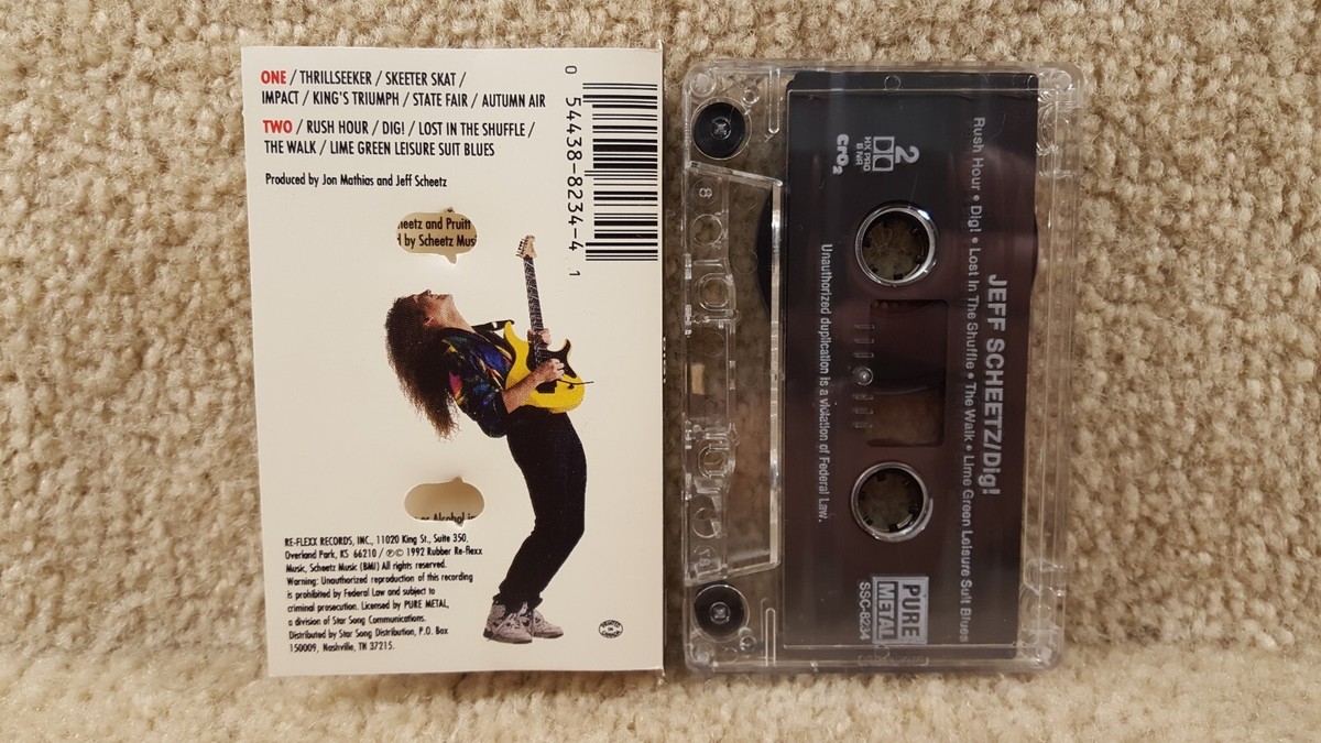 Vintage 1992 Cassette Tape Jeff Scheetz Dig! Re-Flexx
