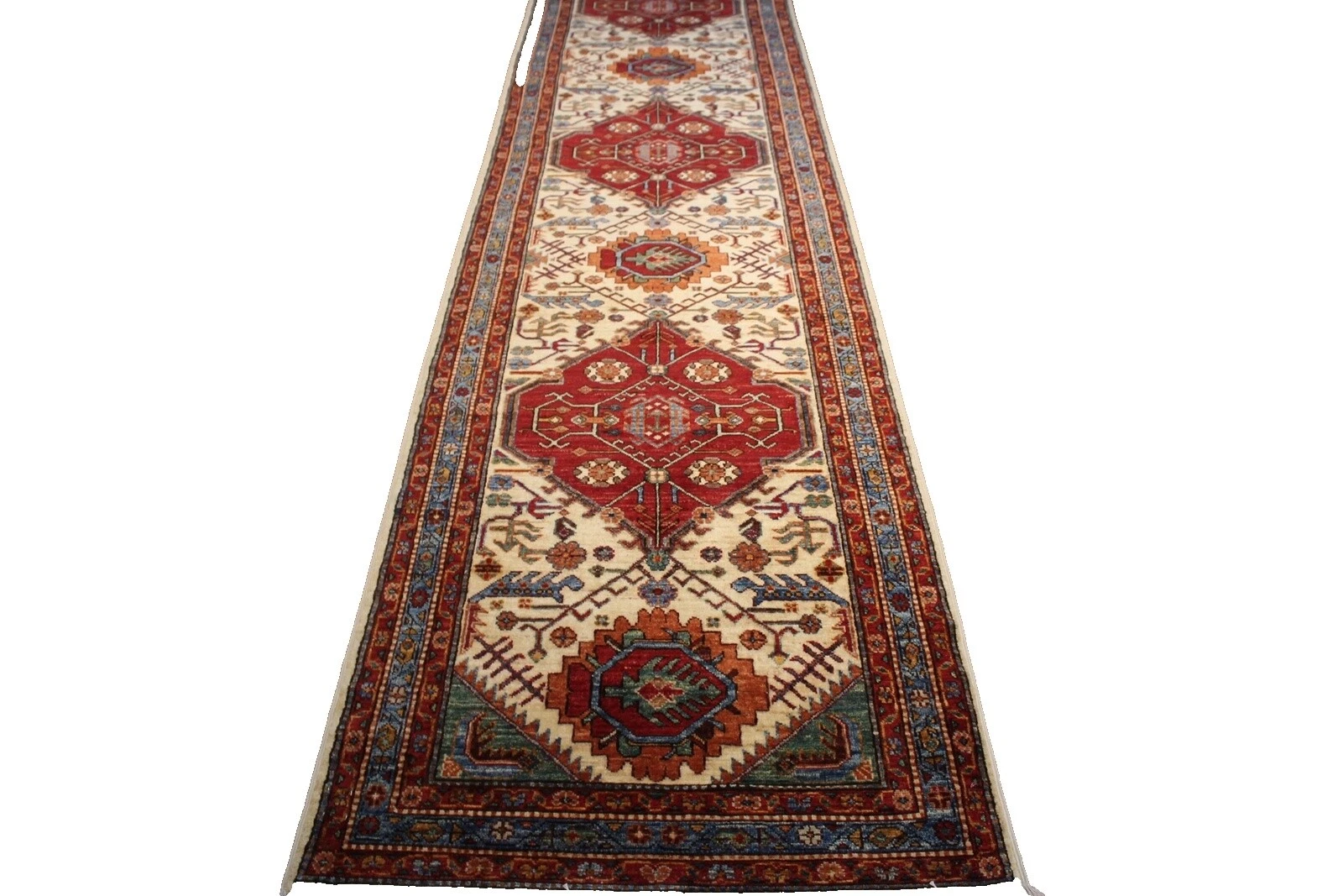 Corredores Antiguo Floral 100% Lana