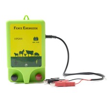 12V 2J Electric Fence Energiser DC Battery Power Poly Wire Tape 18Km Farming Kit