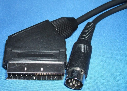 3m BBC to SCART TV/Monitor RGB Lead/Cable Acorn BBC B/Master/Electron 6Pin DIN - Picture 1 of 1