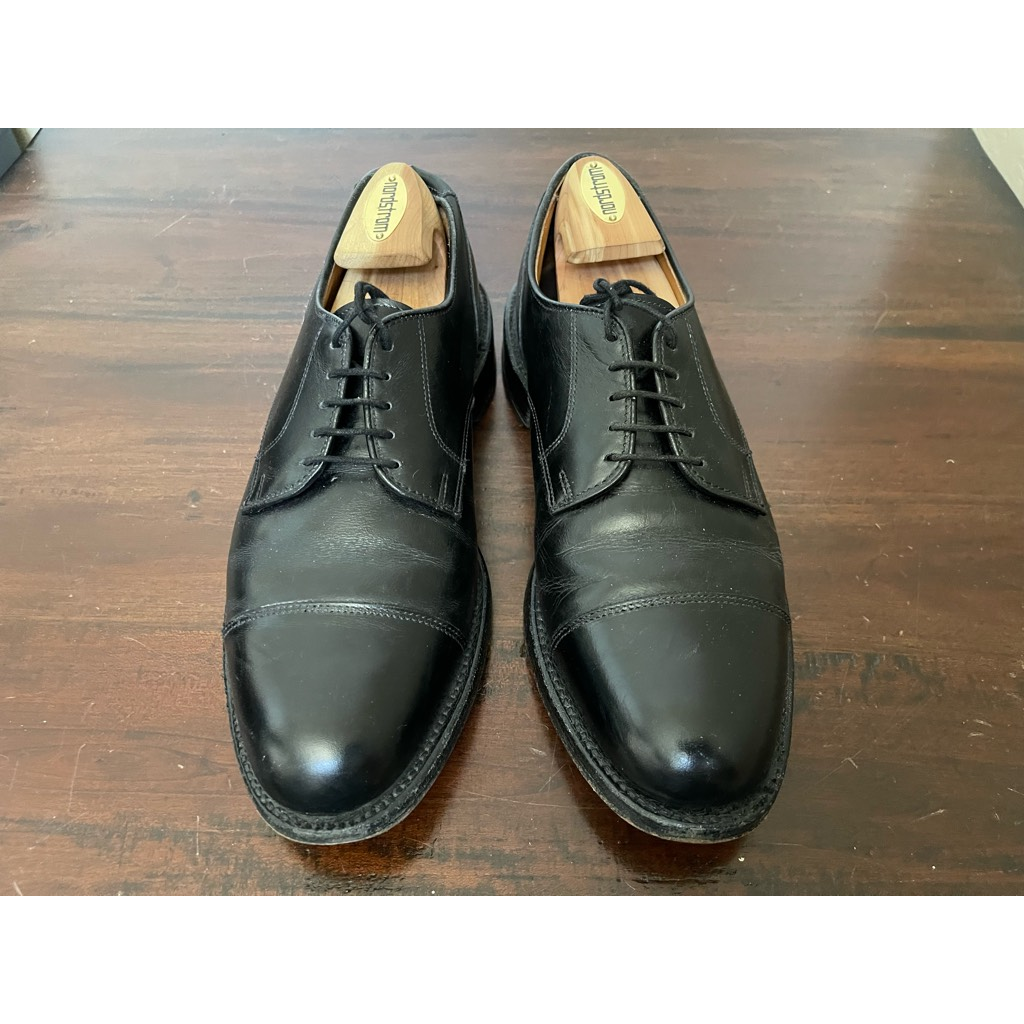 Allen Edmonds Mens Fairgate Oxford Dress Shoes Black Cap Toe Lace
