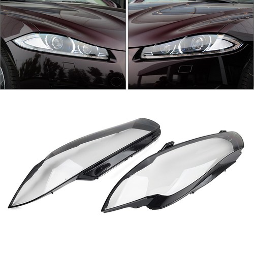 Headlight Lens Cover Headlamp Shell For Jaguar XF 2012-2015