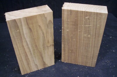 2 Piece Wormy Butternut Carving Block 1 1/2 x 4 x 7'' Craft Lumber Blank Wood