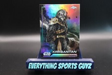2024 Topps Chrome Star Wars Krrsantan 25 Refractor NM 