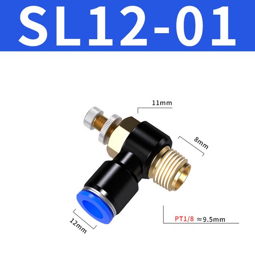 Pneumatic Push In Fitting Air Water Pipe Connectors Hydraulic Push Fit 4/6~16 mm - Picture 174 of 254