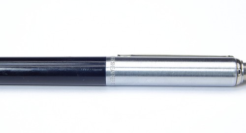 Sheaffer Sentinel Black Mechanical Pencil 0.7mm Chrome Trim Push Button - Picture 6 of 10