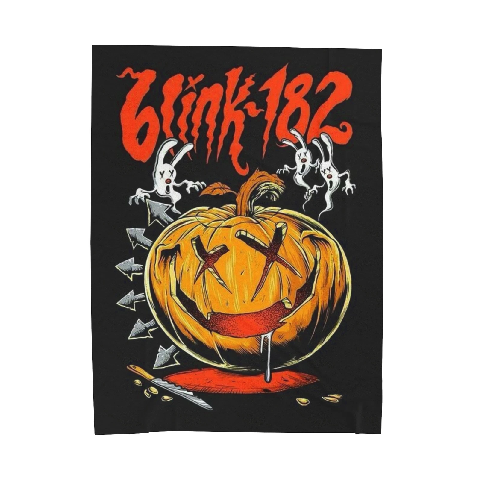 B182 Rock Band Fleece Blanket
