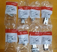 LEGRAND (TJS600) (Lot of 8)TracJack Sheilded Cat6 Clarity RJ45 Jack