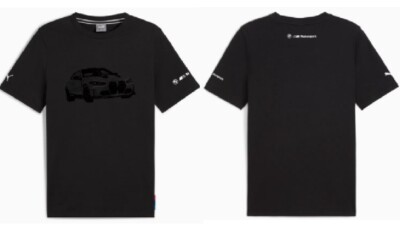 BMW M Motorsport Herren T-Shirt | PUMA Logo | 100% Baumwolle | Motorsport Style