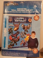 Skylanders 5pc Scene Setter  Room Decorating Kit 