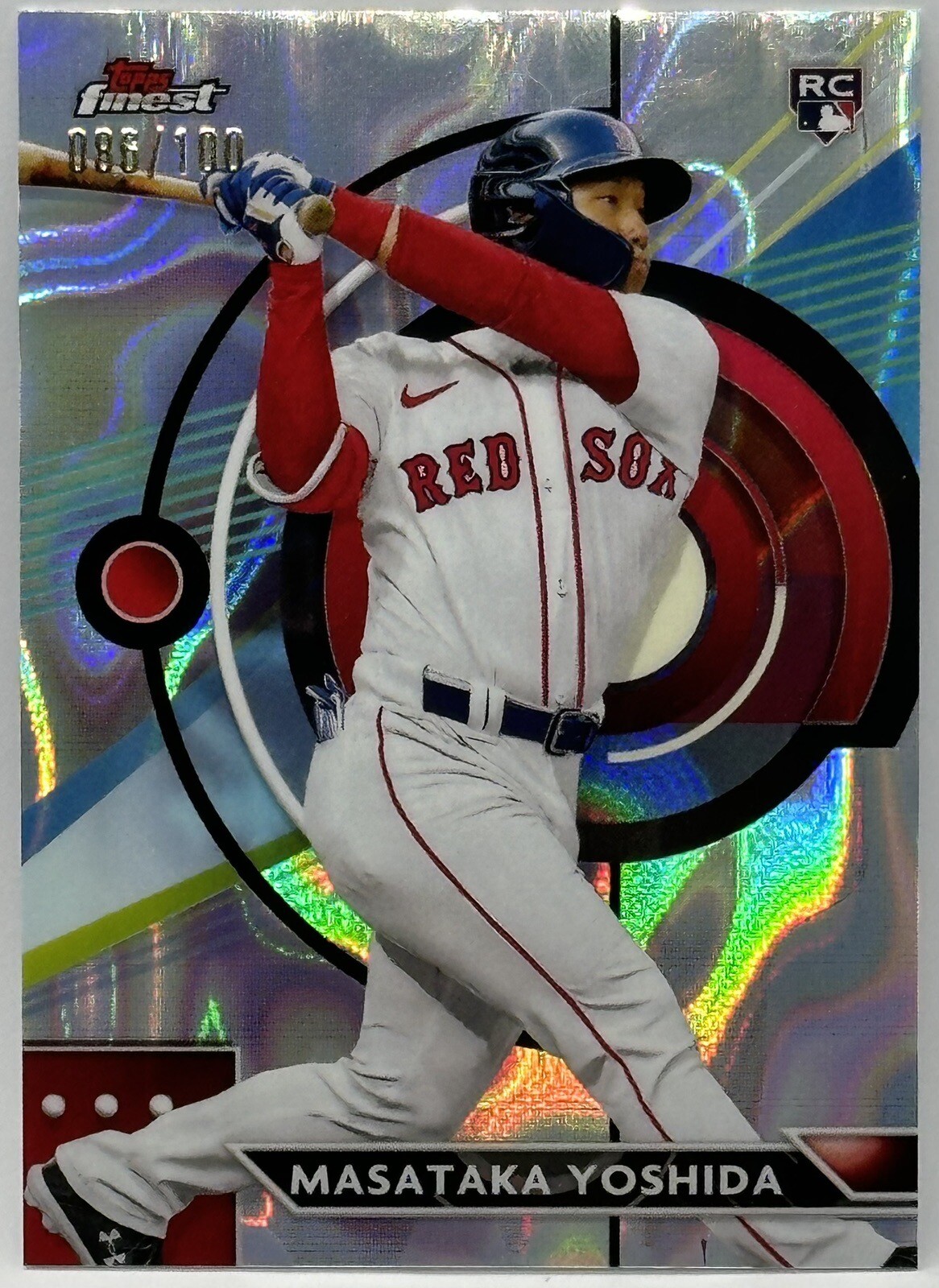 2023 Topps Finest - Lava Refractor #76 Masataka Yoshida /100 (RC)