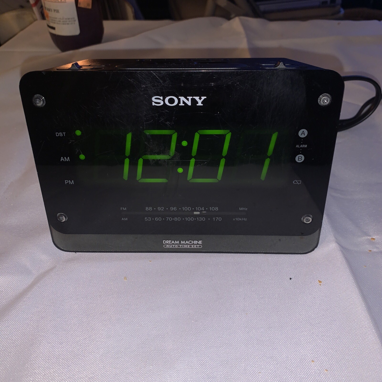 Sony Dream Machine Auto Time Set Digtial Dual Alarm Clock Radio Model
