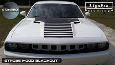 Hood Strobe T-stripe Decal Kit Fits Dodge Challenger 2008-14 Racing Rally Hood Hood Strobe T-stripe Decal Kit Fits Dodge Challenger 2008-14 Racing Rally Hood