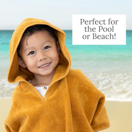 Durable Kids Hooded Towel - Luxurious Turkish Cotton for Beach & Pool - Picture 9 of 11