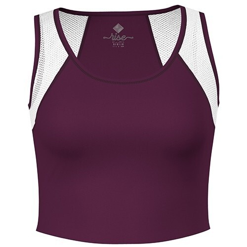 1XL ~ BORDEAUX ~ POTENTE CROP TANK a rete LuLaRoe; taglia 18-20; allenamento rialzo - Foto 1 di 7