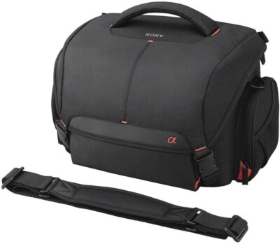 SONY Soft Carrying Kameratasche LCS-SC21 BC schwarz Schultertasche aus Japan NEU