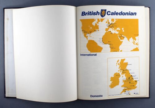BRITISH CALEDONIAN AIRWAYS CARGO AIRLINE DIARY 1987 WEEK PER VIEW BCAL ROUTE MAP - Picture 3 of 7