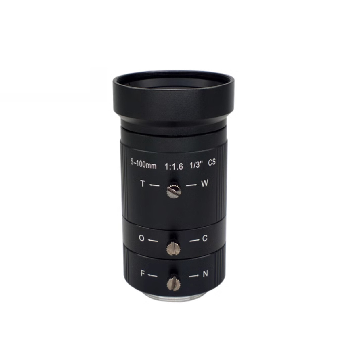 5-100 mm CCTV-lens Met CS-montage, Handmatig Diafragma Aluminium HD Voor Beveiliging Camera - Lage Vervorming, Hoge Compatibiliteit