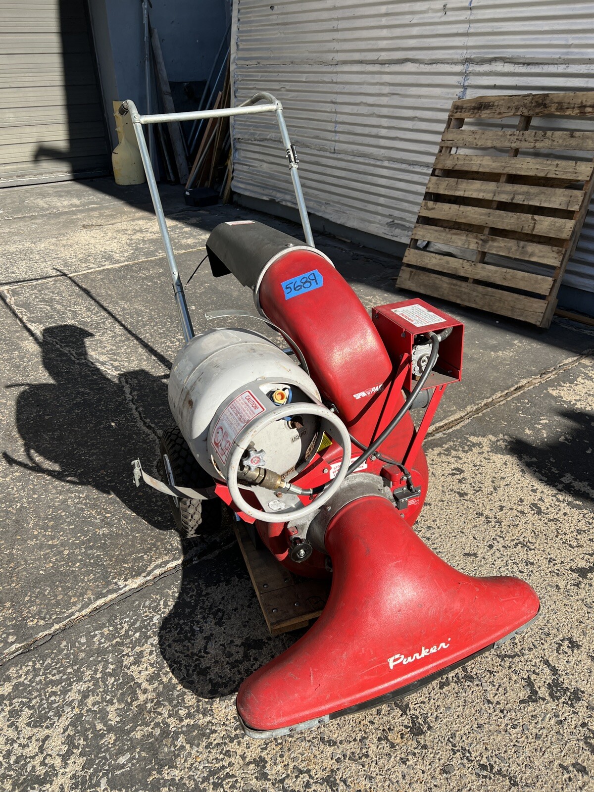 Parker PV8708KLP Spin-Pak 8Hp LP Vacuum