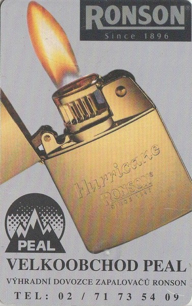 REPUBLICA CHECA. Promotion - Tabacco Wholesale - Peal. C257, 63/11.98. (173).