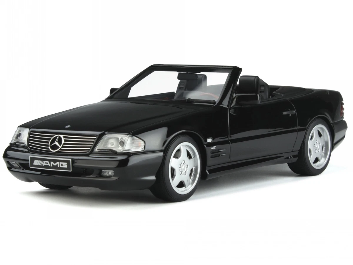 Mercedes R129 SL 73 AMG schwarz Modellauto OT958 Otto 1:18 