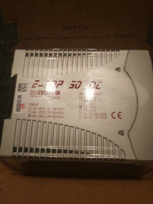 DEUTRONIC E-TOP 50 DC Netzteil Input 48 VDC (36 - 72 VDC, Output 50 W, 12 VDC