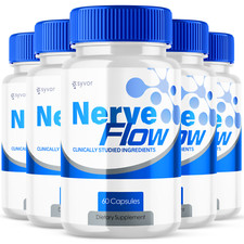 Nerve Flow Advanced Nerve Support Formula Maximum Strength Vitamin 300 Capsules