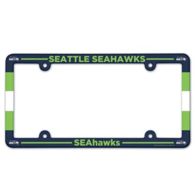 Seattle Seahawks Plastic License Plate Frame