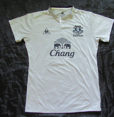 EVERTON FC Troisième Maillot LE remise COQ SPORTIF 2011-2012 Femme/Femme TAILLE 12/34