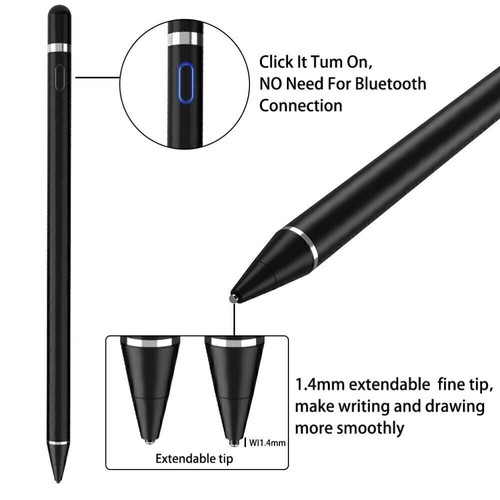 Stylus Pen Stift für Apple Pencil iPad Pro 9.7 10.5 12.9 Mini 1 2 3 4 Pro Air DE - Bild 25 von 27