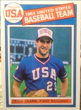 1984 USA Olympic Sponsor Baseball Card of Will Clark #22 (NM) Free Returns
