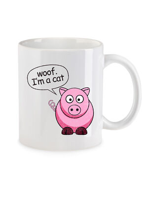 I'm A Cat Kaffeetasse Fun Comic Toon Look Pig Dog Katze Katzen Geschenk Fun Hund