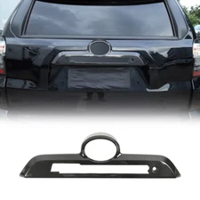 Rear Tailgate Handle Cover Decor Frame Trim Bezels For 4Runner 10+ Carbon Fiber