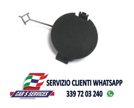 Tappo Coprigancio Traino Per Fiat Panda 2012- - Paraurti Posteriore Ricambio Aftermarket (735537018)