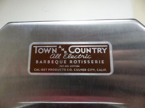 Barbacoa Town and Country totalmente eléctrica S2R años 50 ~ ENVÍO GRATUITO - Imagen 8 de 13