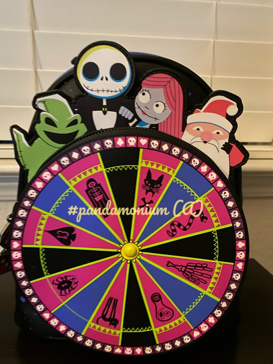 Loungefly Disney Nbc Oogie Boogie Wheel Mini Backpack | eBay display picture 2