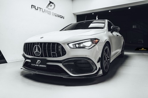 Mercedes W118 / C118 CLA45 - FD style carbon Frontlippe Spoiler Splitter - Bild 2 von 8