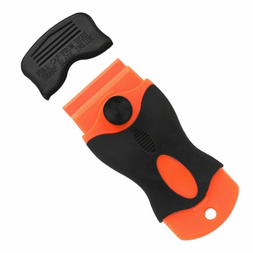 100 Pcs Plastic Razor Blades + 2 Razor Scraper Double Edged Sticker Removal Tool - Picture 10 of 12