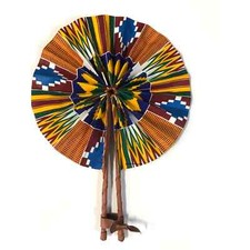 African Print Ankara Hand Fan