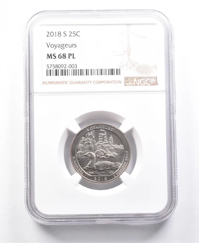 2018-S Washington Quarter Voyageurs MS68 PL NGC *7660