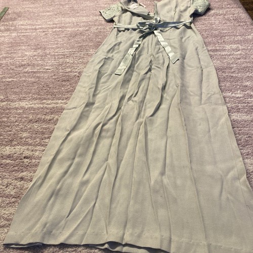 NEU Vintage Benson and Smith Kleid lang Spitze grün Schlitz Größe 9 neu mit Etikett Hochzeit Abschlussball - Bild 12 von 12