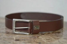New Enmon LSU Concho Louisiana State University Tigers Leather Belt Brown