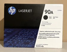 Genuine HP 90A Black LaserJet Toner Cartridge CE390A New Sealed Box